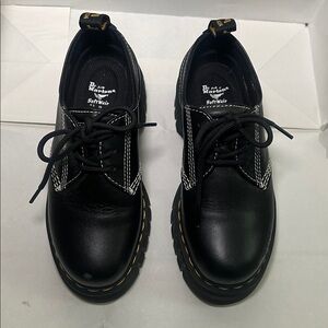 Dr. Martens Black Leather Combat Boots
